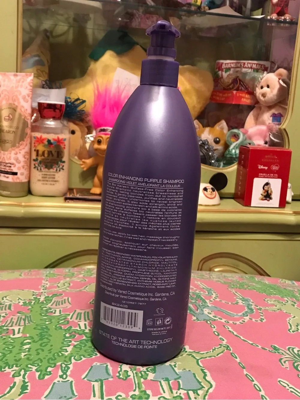Bio Keratin Color Enhancing Purple Shampoo for Blonde & Silver Hair 1000 ml